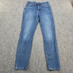 Madewell Curvy High Rise Skinny Jeans Womens Size 26 Blue Denim Pants‎